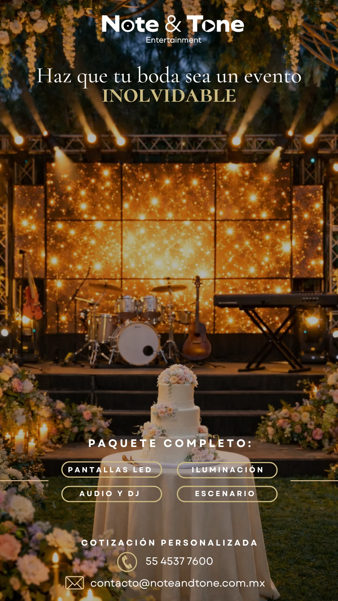 Paquete de boda Note & Tone