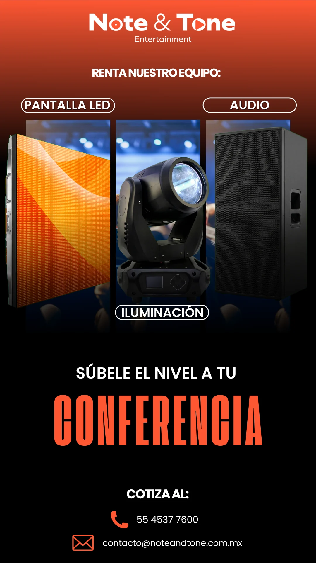 Paquete conferencia Note & Tone